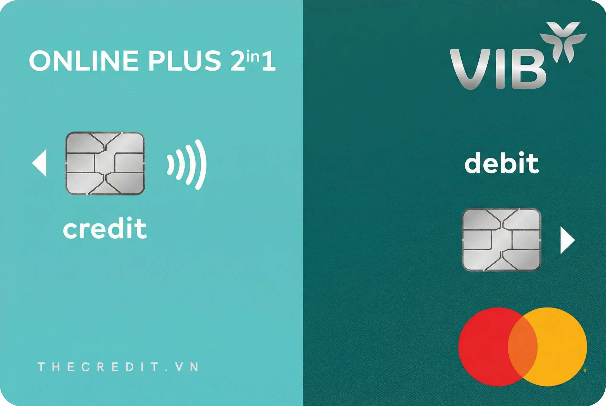 Thẻ tín dụng VIB Online Plus 2in1